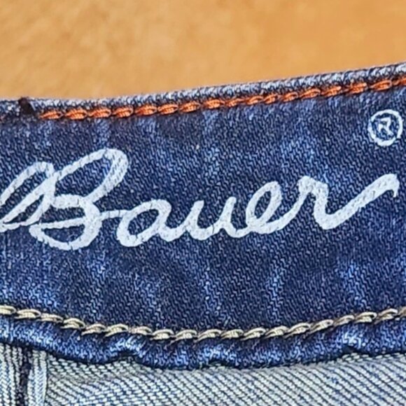 Indigo colour Eddie Bauer super comfy hi quality denim Sz 10 - Picture 5 of 9